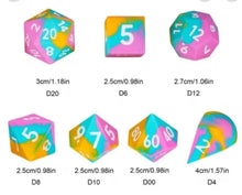 Colour Me Happy (large silicone dice set)