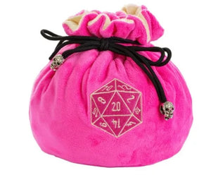 Pink Pocket Dice Bag