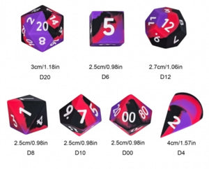 Enigmatic State (large silicone dice set)