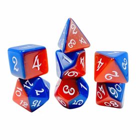 50/50 (red and blue)