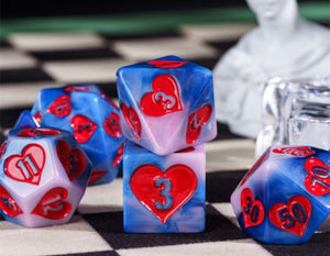 True Love (pink, blue and red)