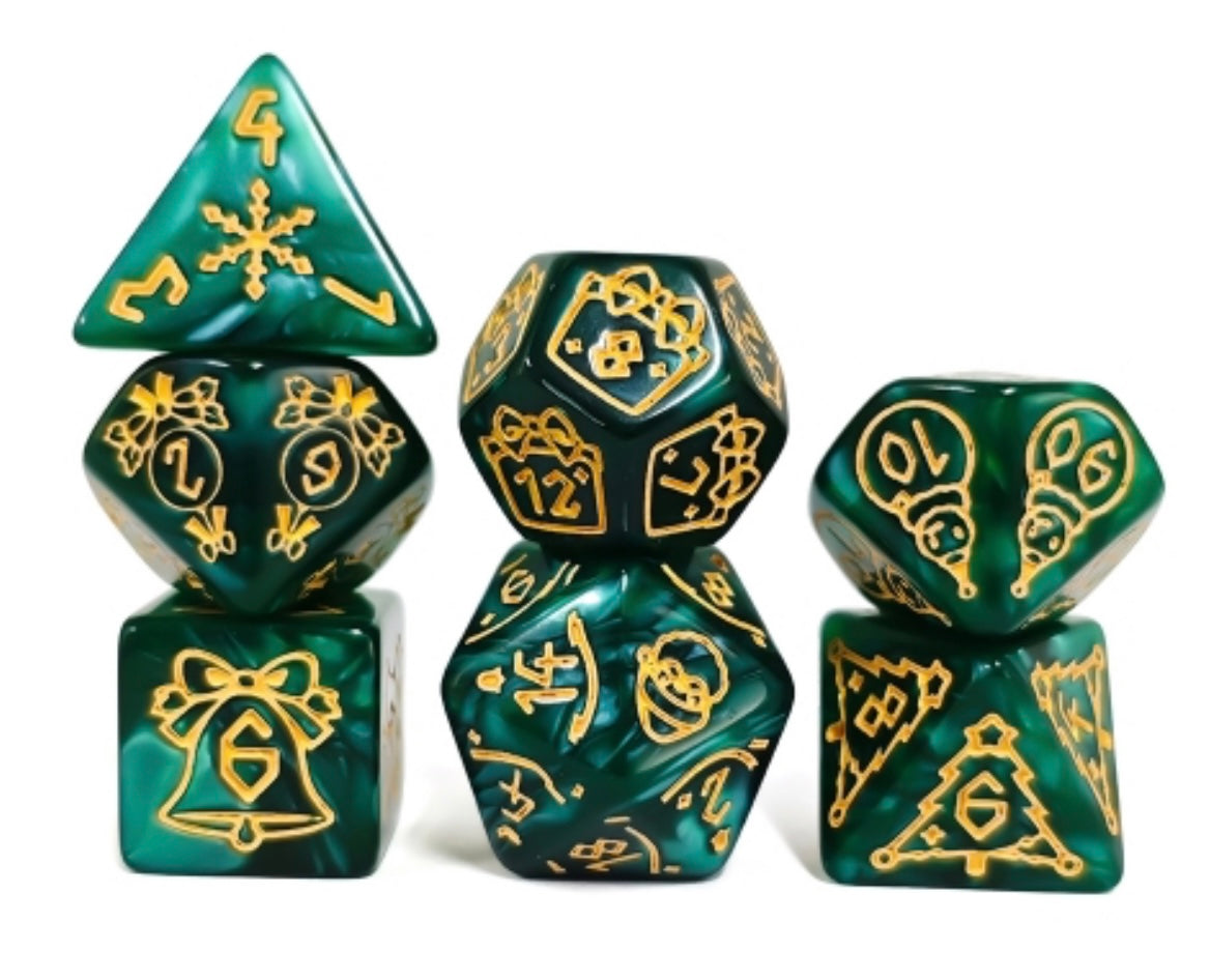 Christmas Time (Green/gold)