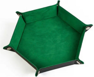 Hexagonal Dice Tray (green)