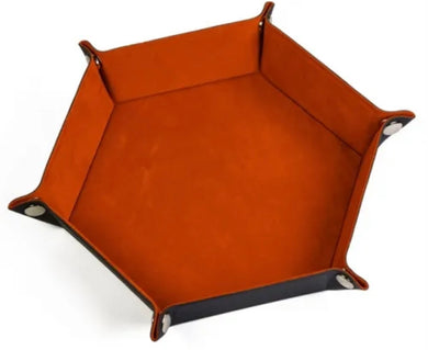 Hexagonal Dice Tray (orange)
