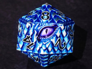 Eye of the Dragon (silver and blue)