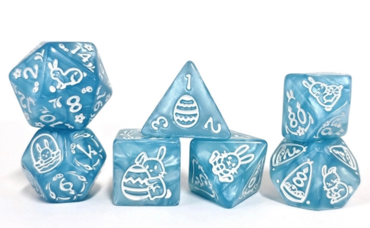 Happy Bunny (pale blue)