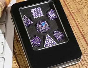 Eye of the Dragon (silver and purple)