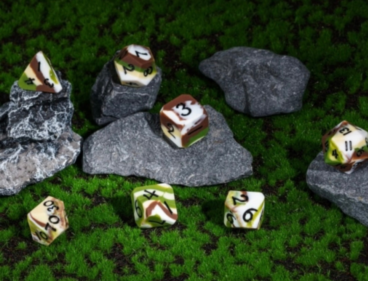 Camo (silicone dice set)