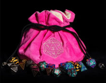 Pink Pocket Dice Bag