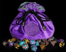 Purple Pocket Dice Bag