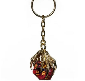 Dragon Claw Keyring (red/black)