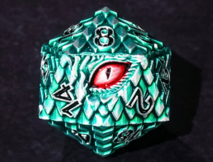 Eye of the Dragon (silver and green)