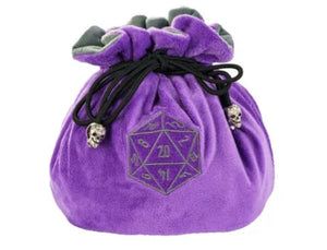 Purple Pocket Dice Bag