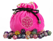 Pink Pocket Dice Bag