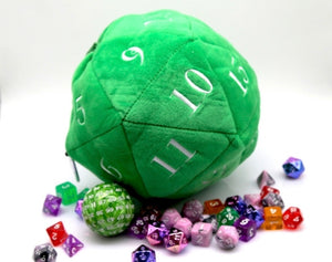 D20 Dice Bag (green)