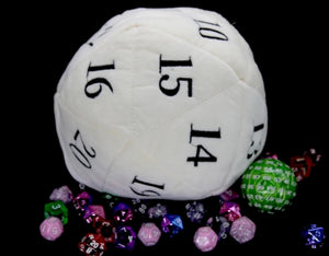 D20 Dice Bag (white)