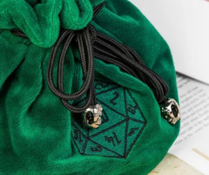 Green Pocket Dice Bag