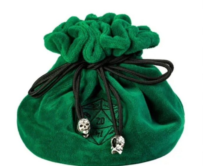 Green Pocket Dice Bag