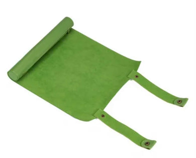 Faux leather dice scroll (green)