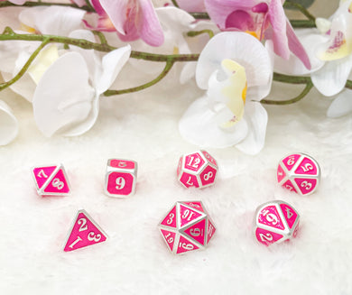 Mini Metal - Pink and silver