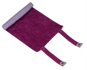Faux leather dice scroll (purple)