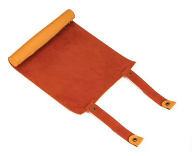 Faux leather dice scroll (yellow)