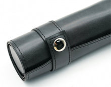 Faux leather dice scroll (black)