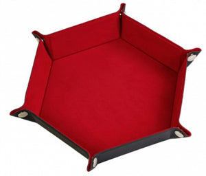 Hexagonal Dice Tray (red)