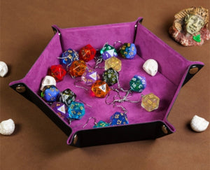 Hexagonal Dice Tray (purple)