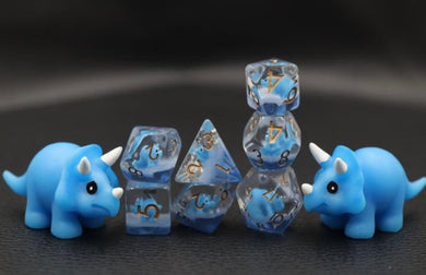 Dino (Blue Triceratops)