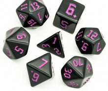 Black Opaque with purple ink
