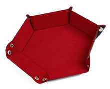 Hexagonal Dice Tray (red)