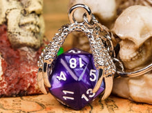 Dragon Claw Keyring (purple) -