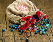 Light Brown Pocket Dice Bag