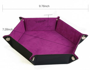 Hexagonal Dice Tray (purple)