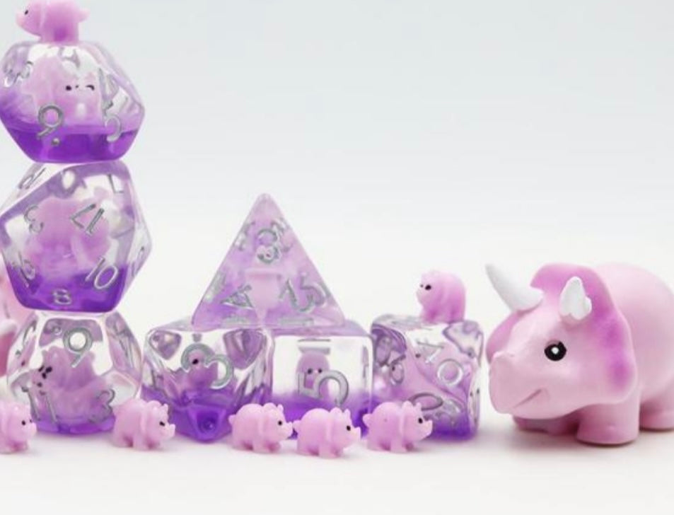 Dino (Purple Triceratops)