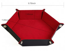 Hexagonal Dice Tray (red)
