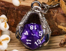 Dragon Claw Keyring (purple) -